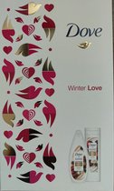 Dove Winter Love Gift Pack douche 250 ml + deodorant spray 150 ml.