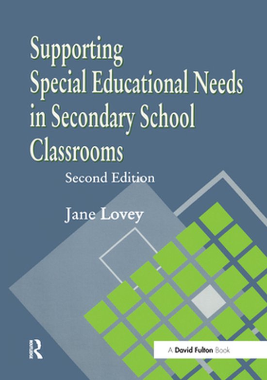 Supporting Special Educational Needs in Secondary School Cla ... - cover