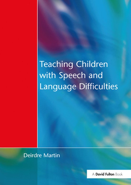 Teaching Children with Speech and Language Difficulties - cover