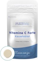 Flinndal Vitamine C Forte Kauwtablet - Voor de Weerstand - Met Sinaasappelsmaak - 90 Tabletten