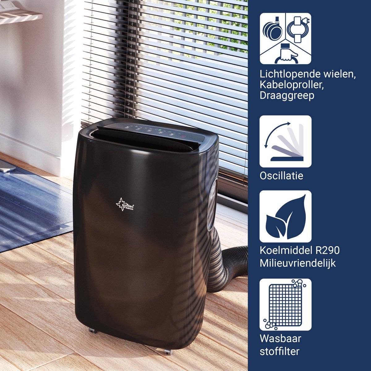 Suntec Wellness Advance 12.0 Eco R290 Monoblock Airconditioner - Wit - - altijd iets te bieden