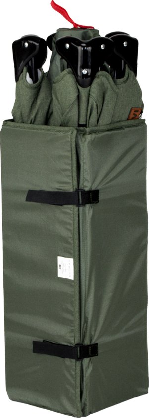 Novi Baby Nora Luxe Campingbed - Groen/Zwart - reisbedje -Inclusief bodemverhoger - Inclusief verschoonblad - Inclusief transporttas