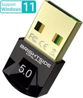 Bluetooth 5.0 adapter voor PC - Bluetooth receiver - Windows 11/10/8/8.1/7/XP