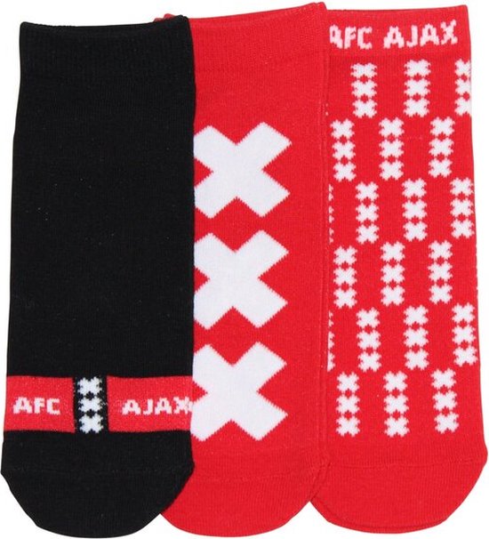Ajax Sneakersokken / Enkelsokken | 3 paar Sokken |