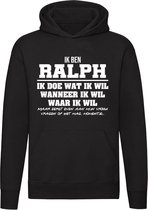 Ralph | verjaardagkado | verjaardag kado | cadeau | grappig | jarig | Unisex | Trui | Sweater | Hoodie | Capuchon | Zwart