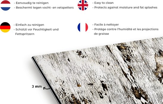 Spatbord voor een 13 platte autoaanhanger met gaten