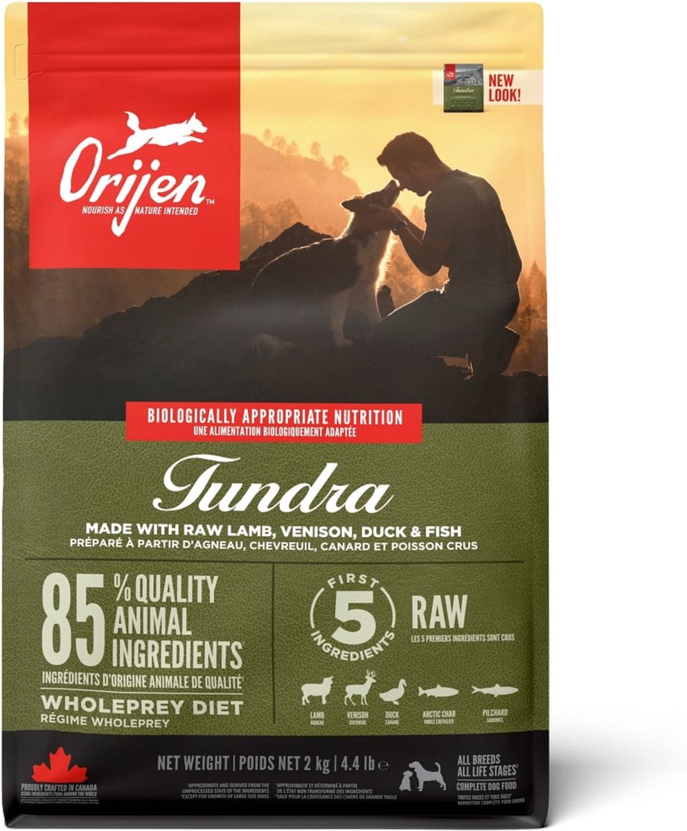 Orijen Whole Prey Tundra Dog - Geit & Zwijn