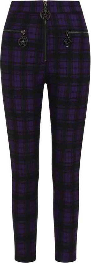Banned Pantalon skinny -XL- DAMIEN Violet