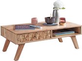 Nancy's Salontafel Hout - Handgemaakte Salontafel - Koffietafel - Acacia Hout - 95 x 35 x 50 cm