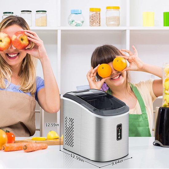 Clatronic IJsblokjesmachine ijsblokjes na 10 minuten zelfreinigend
