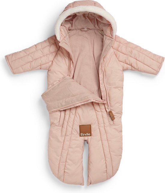 Elodie Baby Overall- Skipak Baby - Baby Voetenzak - Voetenzak autostoel -Blushing Pink - 6/12 maanden van Elodie — afbeelding 3