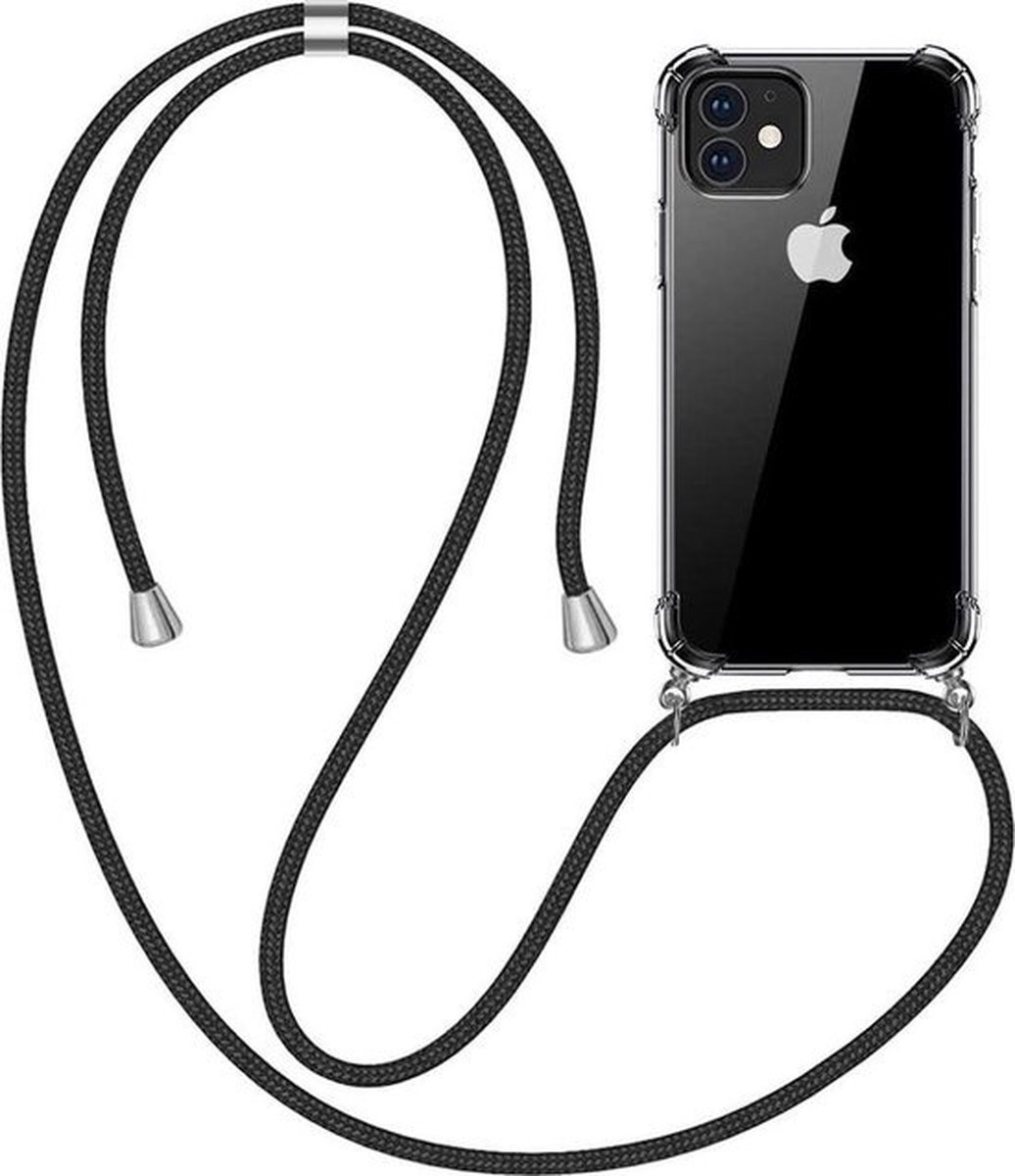Hoesje geschikt voor Samsung Galaxy A53 - Backcover - Flexibel - Koord - TPU - Transparant