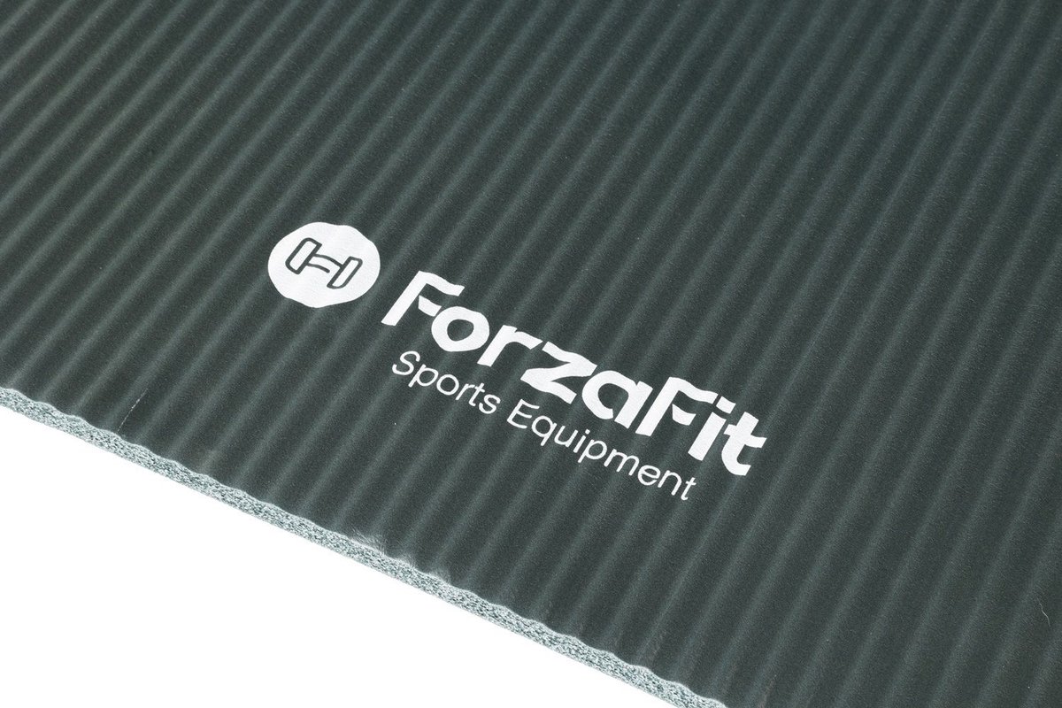 ForzaFit Yogamat Grijs 183 x 61 x 1 cm - Extra dik thumbnail 3