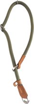 Leashr Hondenhalsband - Halsband met Dubbele Stop - Half Slip - Kaki - L - 1 CM x 55 CM