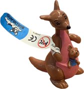Kangaroe met Roe speelfiguur Disney Winnie de Poeh - Bullyland - 6 cm
