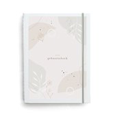 Maan Amsterdam Geboorteboek en Kraambezoekboek Eclipse (neutraal) - Invulboek rondom geboorte en kraamvisite - Opbergen geboortepost - Babyboek