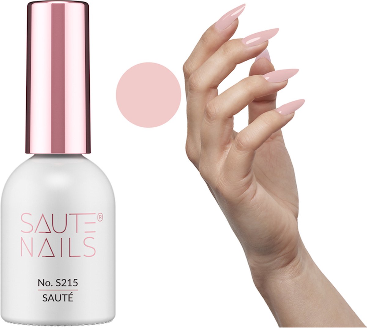 SAUTE Nails Roze UV/LED Gellak 8ml. - S215 Saute