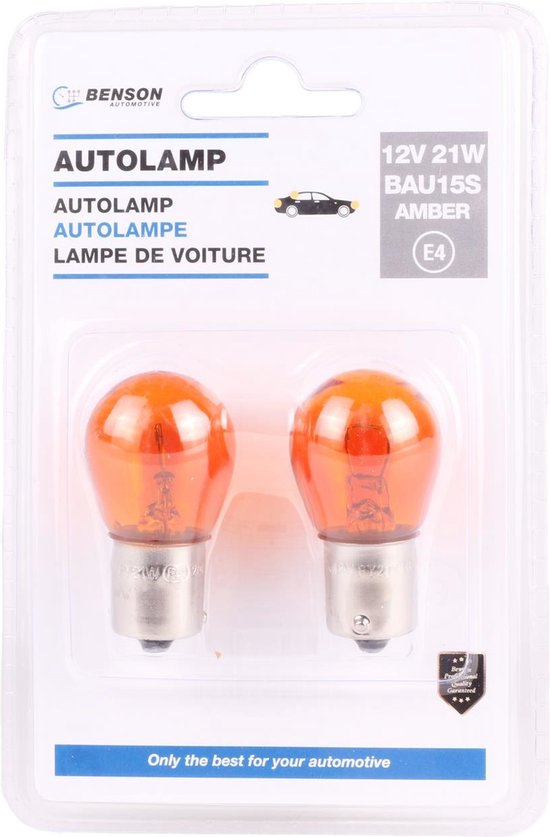 Benson Autolamp - LED - 12 Volt - 21 Watt - 3 LED Smd White BA15S