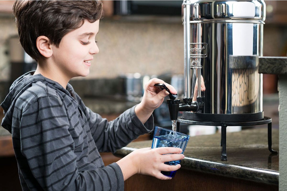 Robinet à voyant en acier inoxydable pour filtre à eau Royal Berkey