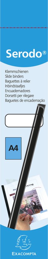 Carton de 25 dos de reliure Serodo 6mm capacité 60 feuilles - A4 ...
