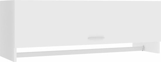 Armoire 100x32,5x35 cm aggloméré blanc