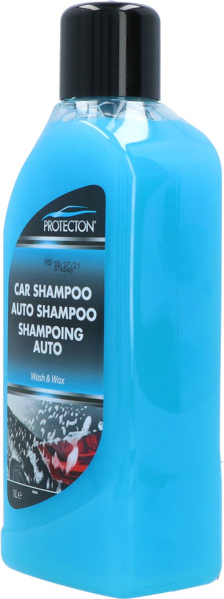 Protecton Auto Shampoo Wash & Wax - Reinigt grondig, snel en veilig - Verwijdert vuil, vet & aanslag - Voor alle soorten lak - Herstelt de glans - Laat een beschermende waslaag achter – 1 Liter – foto 5