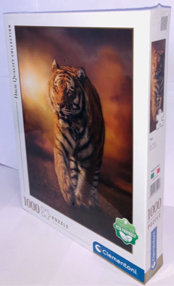 Puzzle adulte tigre et bebes tigres dans la foret - 1000 pieces