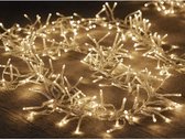 Set de 2 x éclairage de Noël en grappe avec minuterie 768 lumières blanc chaud 4,5 mtr - Pour une utilisation intérieure et extérieure