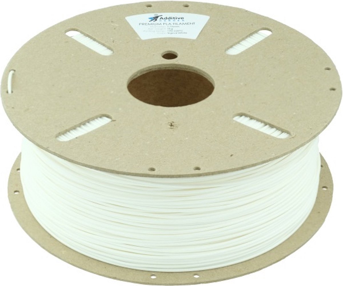 Additive Heroes Matte Finish PLA filament (1.75 mm, 1 kg) - Milk White