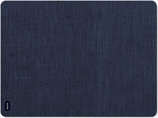 Motif bureaustoelmat - 90x120 cm - geluiddempend – vloerbeschermer - geschikt voor tapijt & harde vloeren – anti-slip rubber –  bureau accessoires – blauw