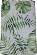 Tafelkleed Botanische Print - Wit / Groen - Waterbestendig - 140 x 200 cm