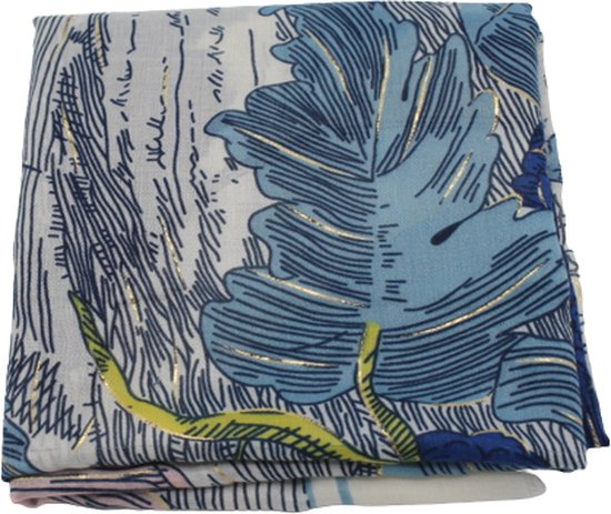 Echarpe Femme Blauw- Witte