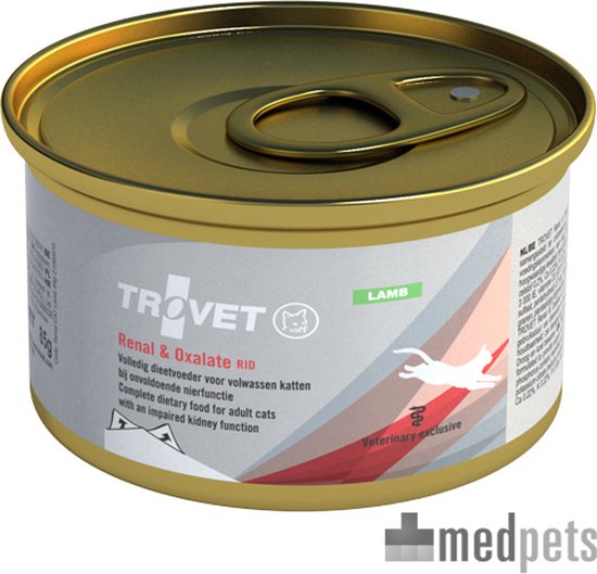 TROVET Renal & Oxalate RID (Lamb) Kat - 12 x 200 g blik