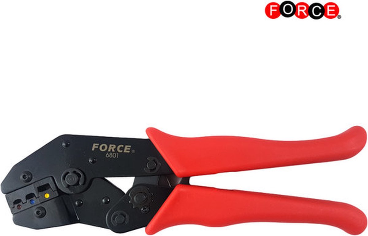 Force Kabelschoentang rood, blauw, geel