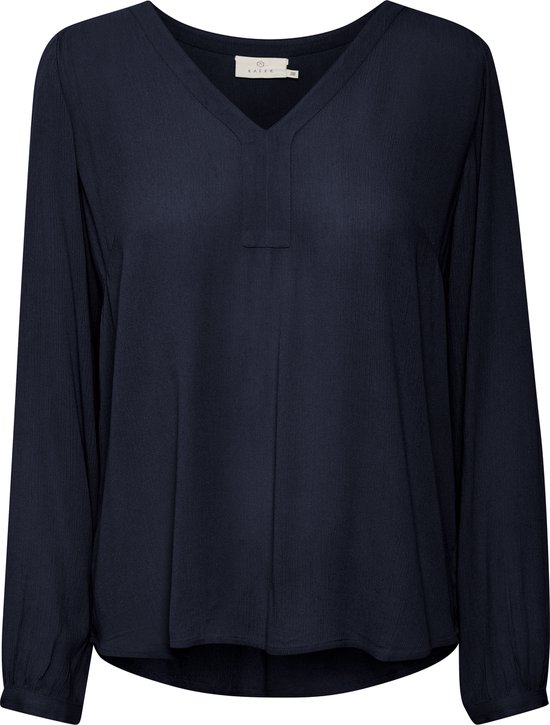 Kaffe AMBER LONG SLEEVE - Camicetta - morel/marrone scuro