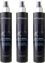 Affinage - Mode - Salt Spray - Volumising Texturiser - 3x250 ml