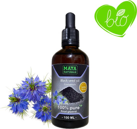 Natuurlijke Black Seed Oil 100ml | 100% Puur & Onbewerkt EU Bio keurmerk | Zwartzaadolie | Zwarte Zaad Olie | Zwarte Komijnolie | Nigella Sativa Olie