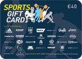 Sports Gift Card - Cadeaukaart 40 euro