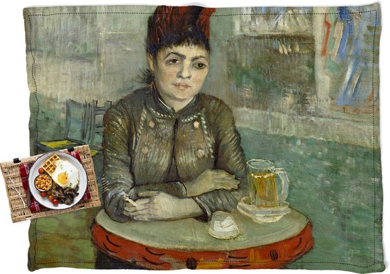 Picknickkleed - Buitenkleed - Agostina Segatori in het café: Le