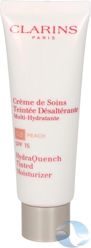 Clarins Crème de Soins Teintée Désaltérante SPF 15, 03 Peach, 50 ml |  bol.com