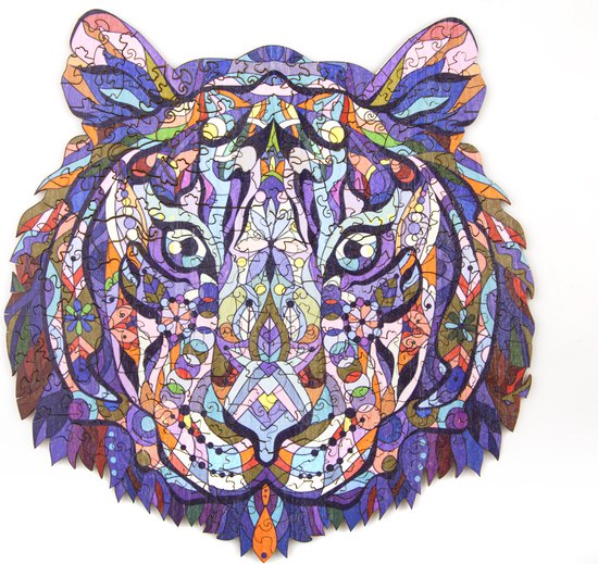 Foto: Brickkies magische tijger magic tiger jigsaw puzzle houten puzzel a3 maat l 38 x 40 cm 303 stukjes