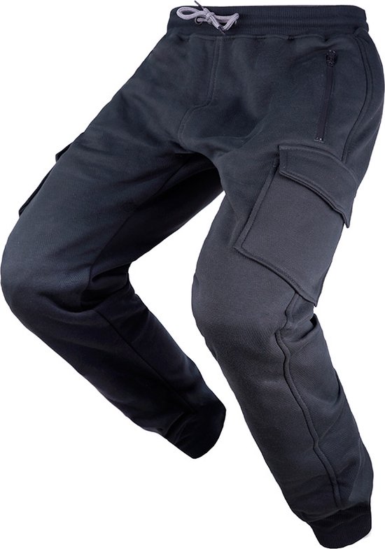 Bycity jogger-pantalon moto-pantalon de jogging-protection-kevlar-noir/gris  foncé | bol.com