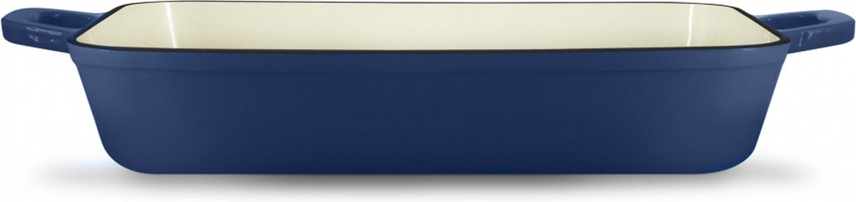 Grand Feu - Geëmailleerde gietijzeren ovenschaal - 3,2 ltr. - blauw