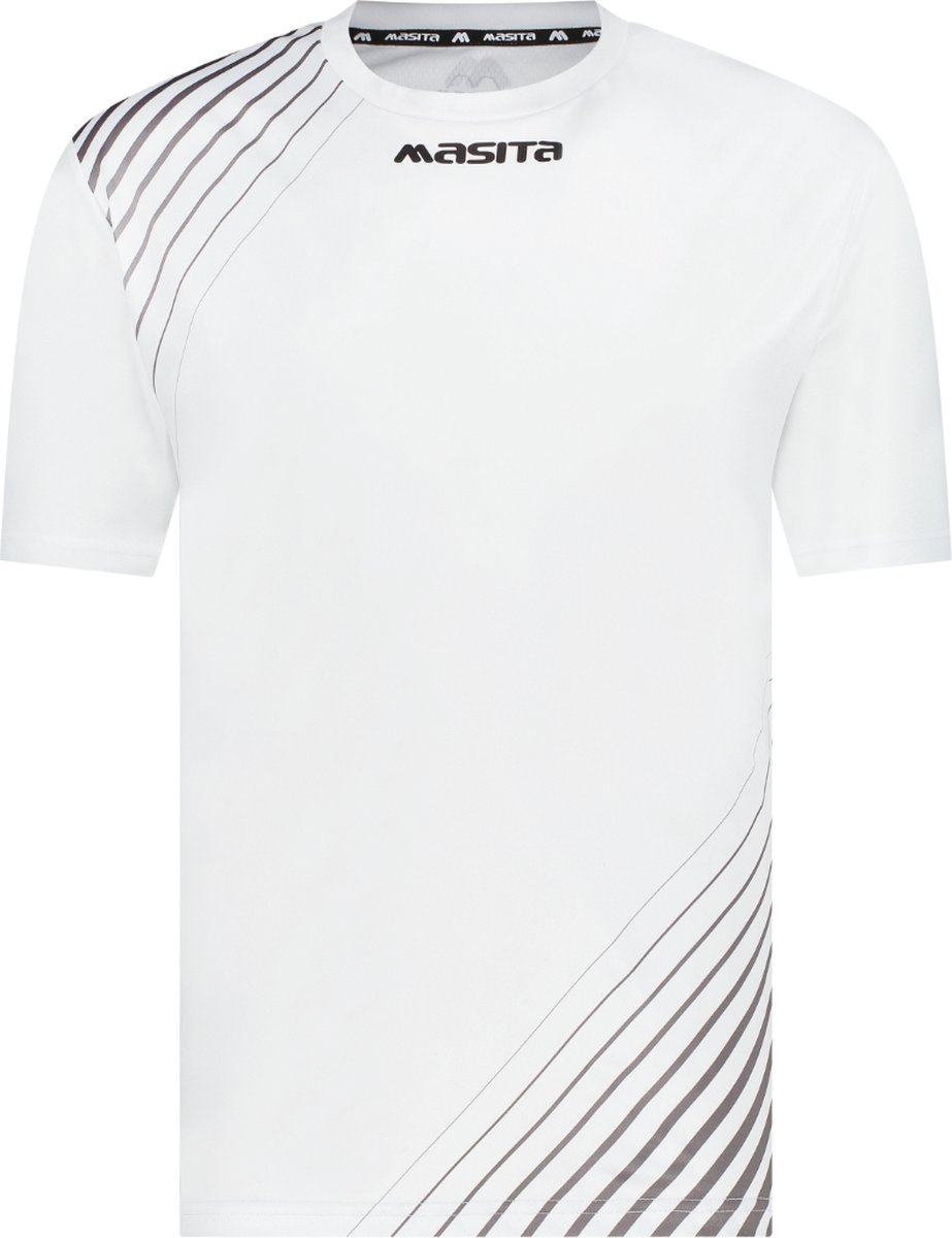 Masita | Focus T-Shirt Dames en Heren Unisex Korte Mouw - WHITE - XXL