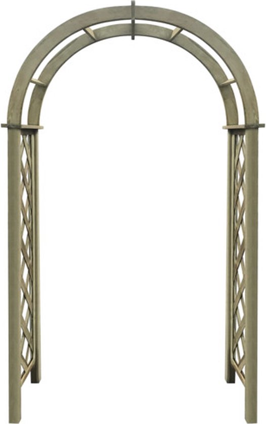 vidaXL - Tuinboog - geïmpregneerd - grenenhout - groen