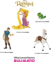 Bullyland - Disney Rapunzel Playset - Figurines - Cake toppers - Set de 4 pièces (+/- 4-11 cm)
