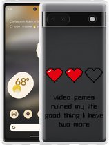 Google Pixel 6a Hoesje Gamers Life - Designed by Cazy