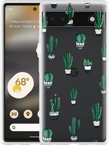 Google Pixel 6a Hoesje Cactus - Designed by Cazy