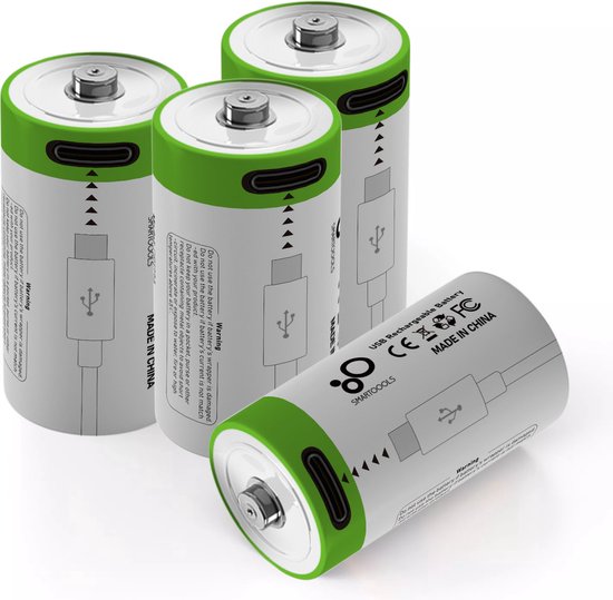 Heup salaris Lezen CR123A 3.7V 700mAh Oplaadbare Li-ion Batterij - Fotobatterijen - 2uur Snel  Opladen(2stuks) | bol.com