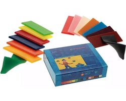 foto van Stockmar ass. bijenkneedwas 15 plakjes - 100x40 mm